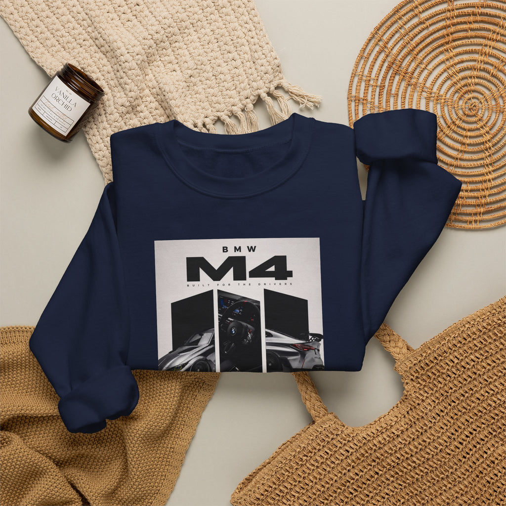 BMW M4 Graphic Sweatshirt — Automotive Racing Crewneck