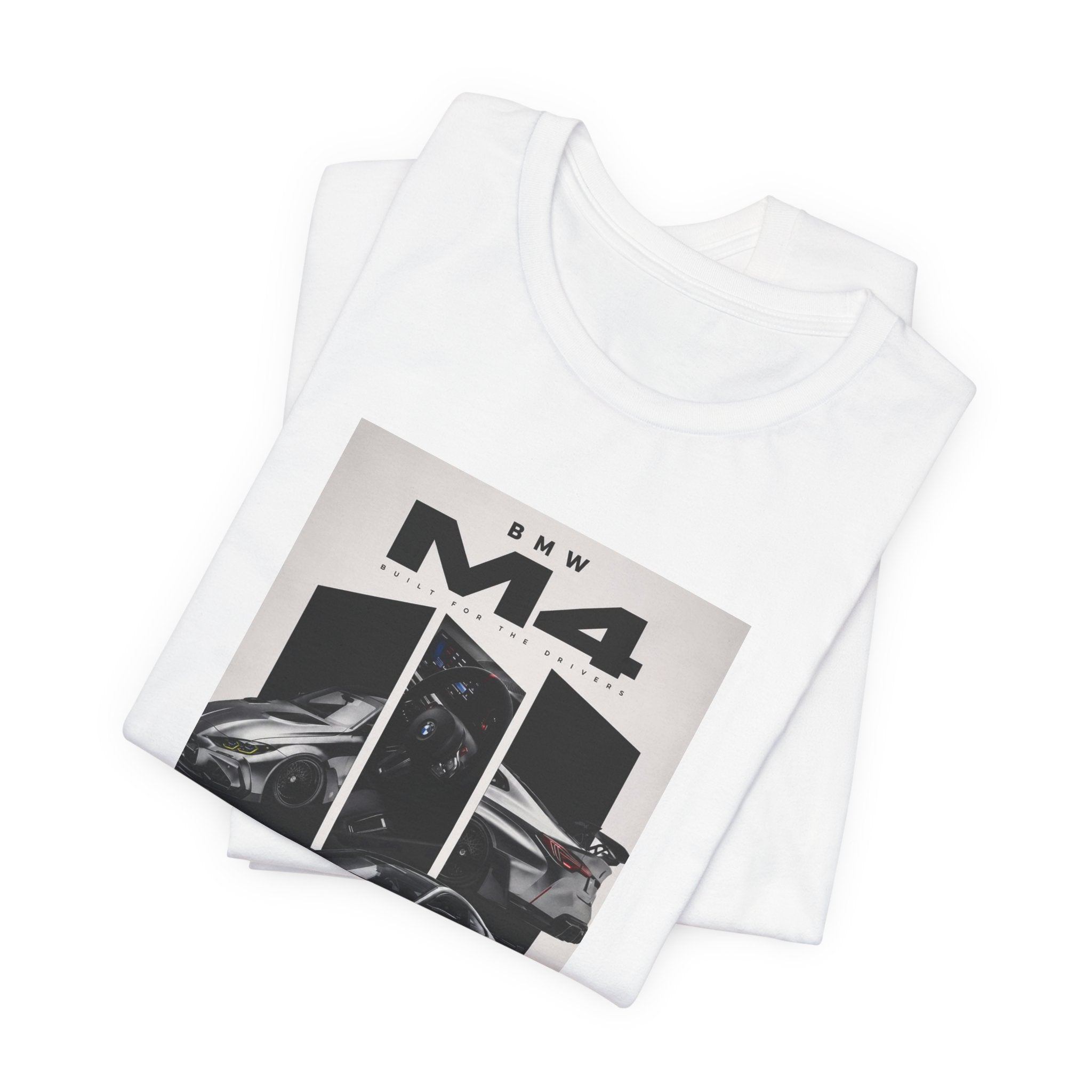 BMW M4 Sports Car Graphic Tee — Racing Poster Design