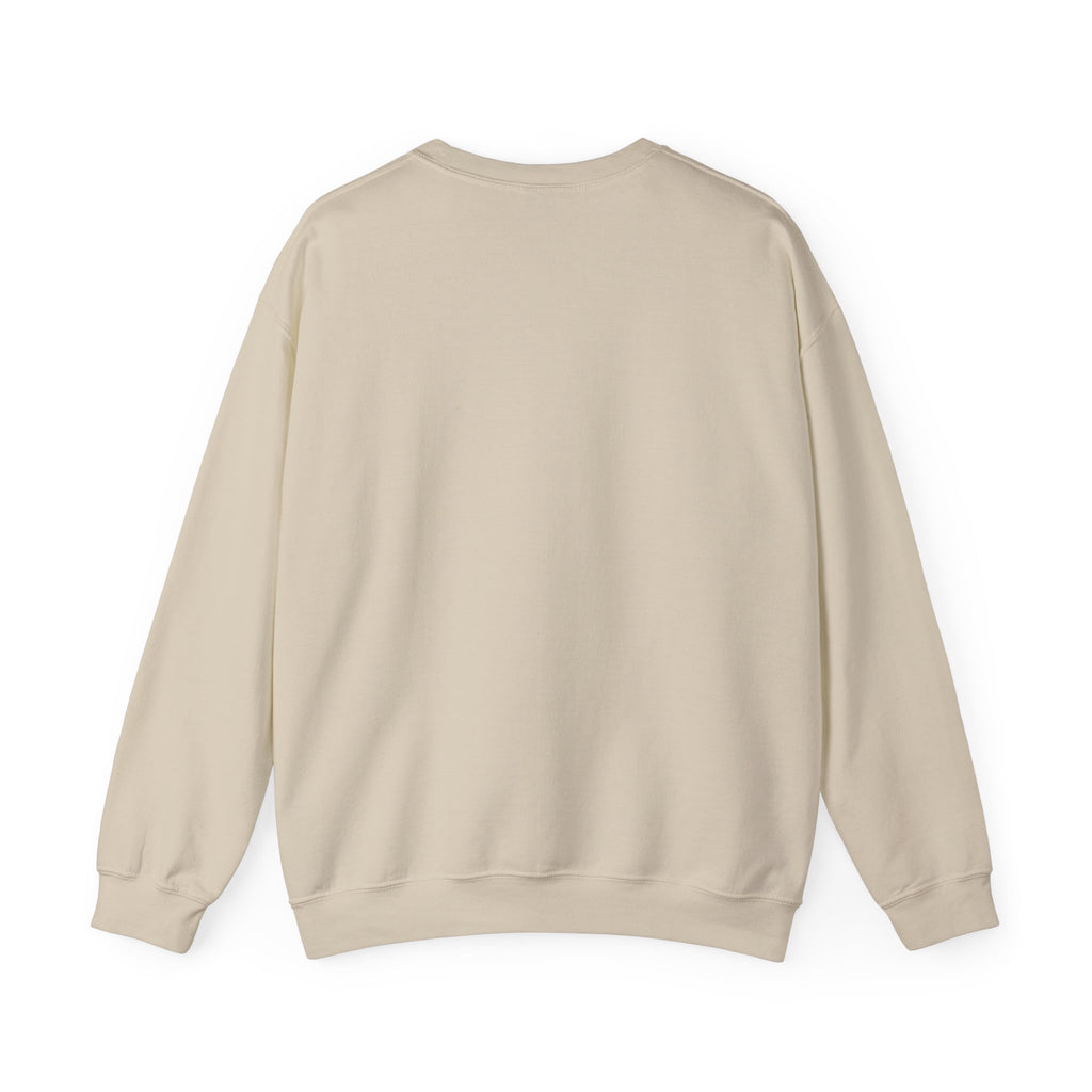 Crewneck Sweatshirt — "Stressed Depressed But Well Dressed" Graphic