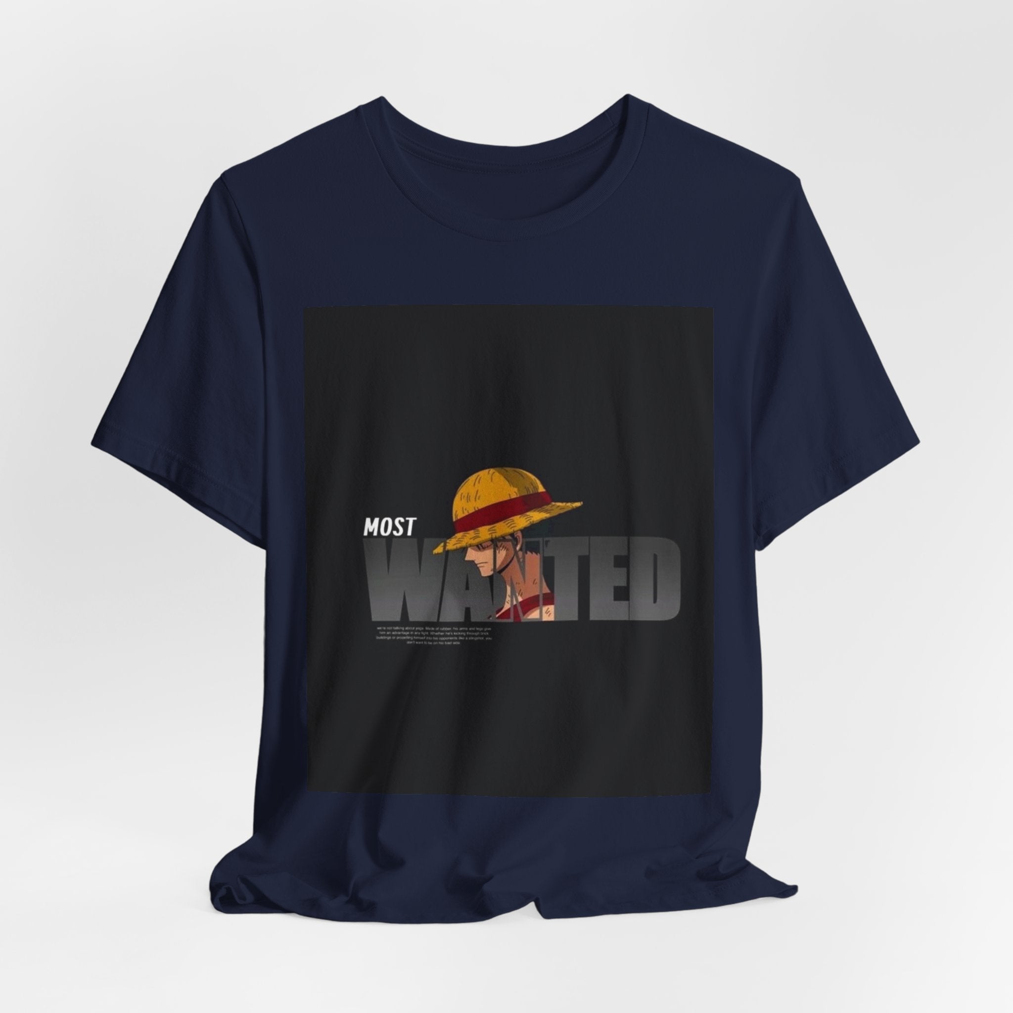 Most Wanted Luffy Tee — Anime Straw Hat Pirate T-Shirt