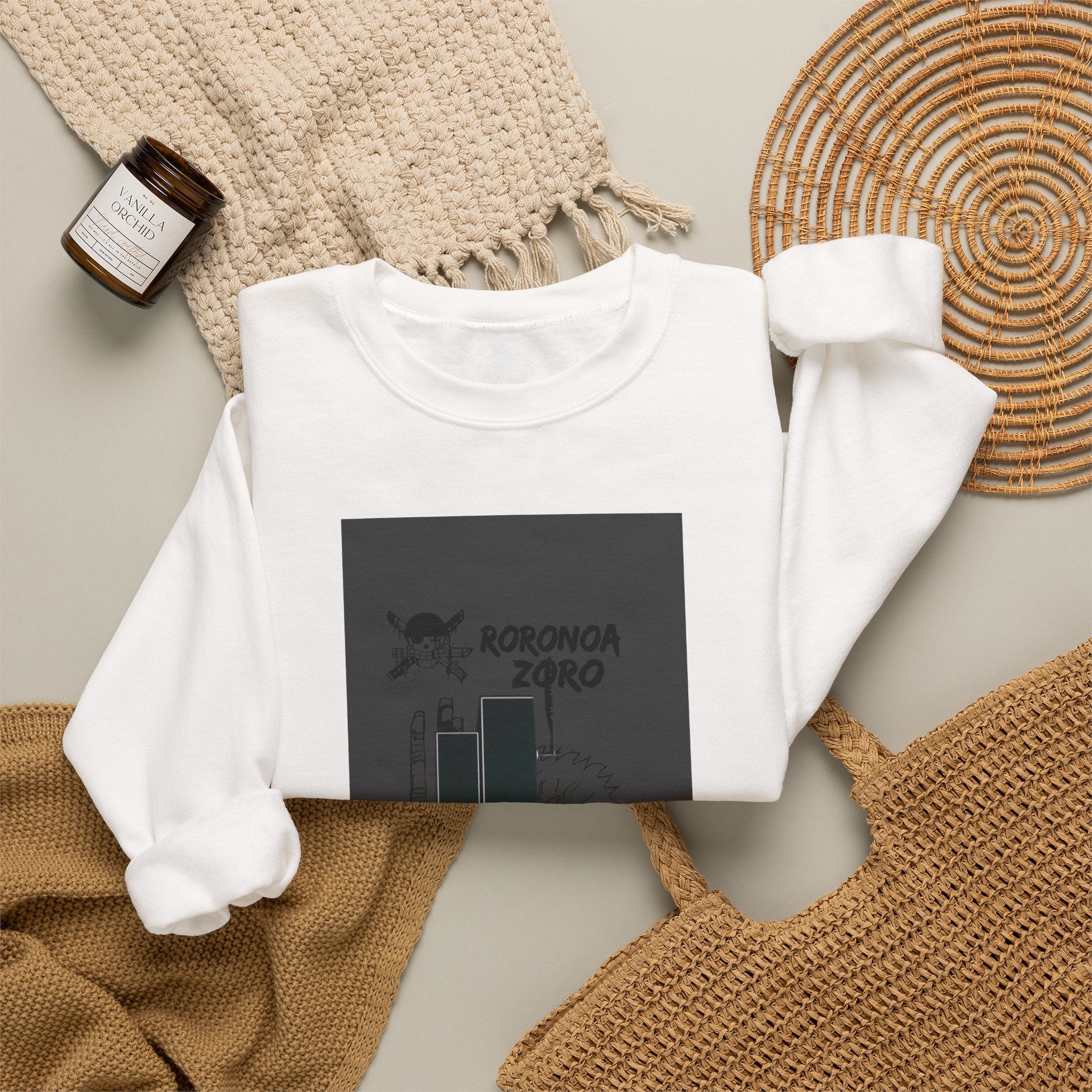 Crewneck Sweatshirt – 'Abandonado' Urban Graphic Pullover