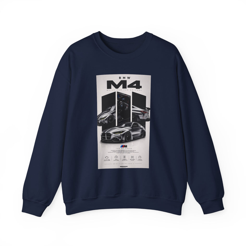 BMW M4 Graphic Sweatshirt — Automotive Racing Crewneck