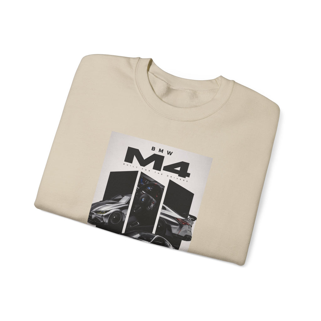 BMW M4 Graphic Sweatshirt — Automotive Racing Crewneck