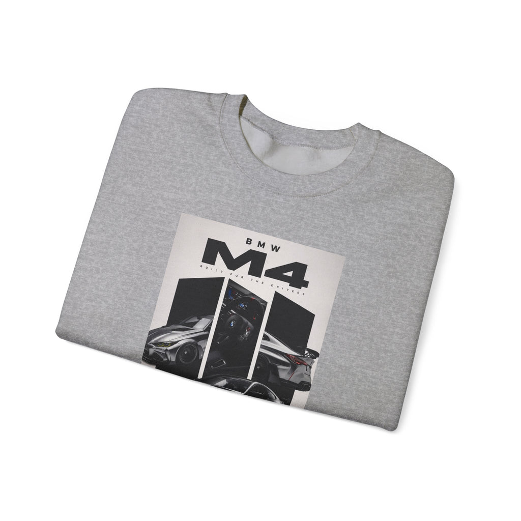BMW M4 Graphic Sweatshirt — Automotive Racing Crewneck