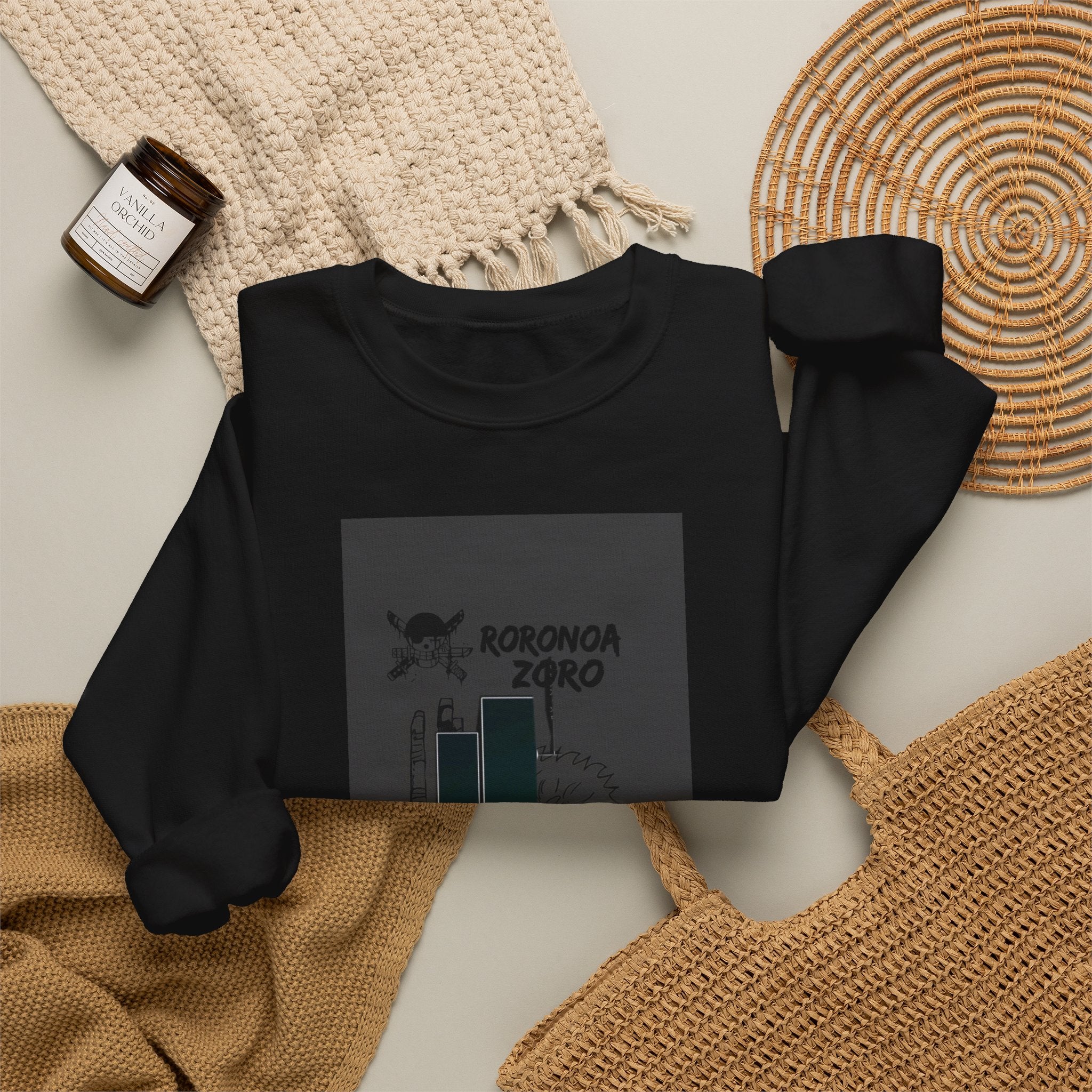 Crewneck Sweatshirt – 'Abandonado' Urban Graphic Pullover