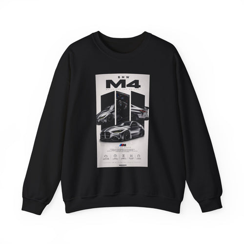 BMW M4 Graphic Sweatshirt — Automotive Racing Crewneck