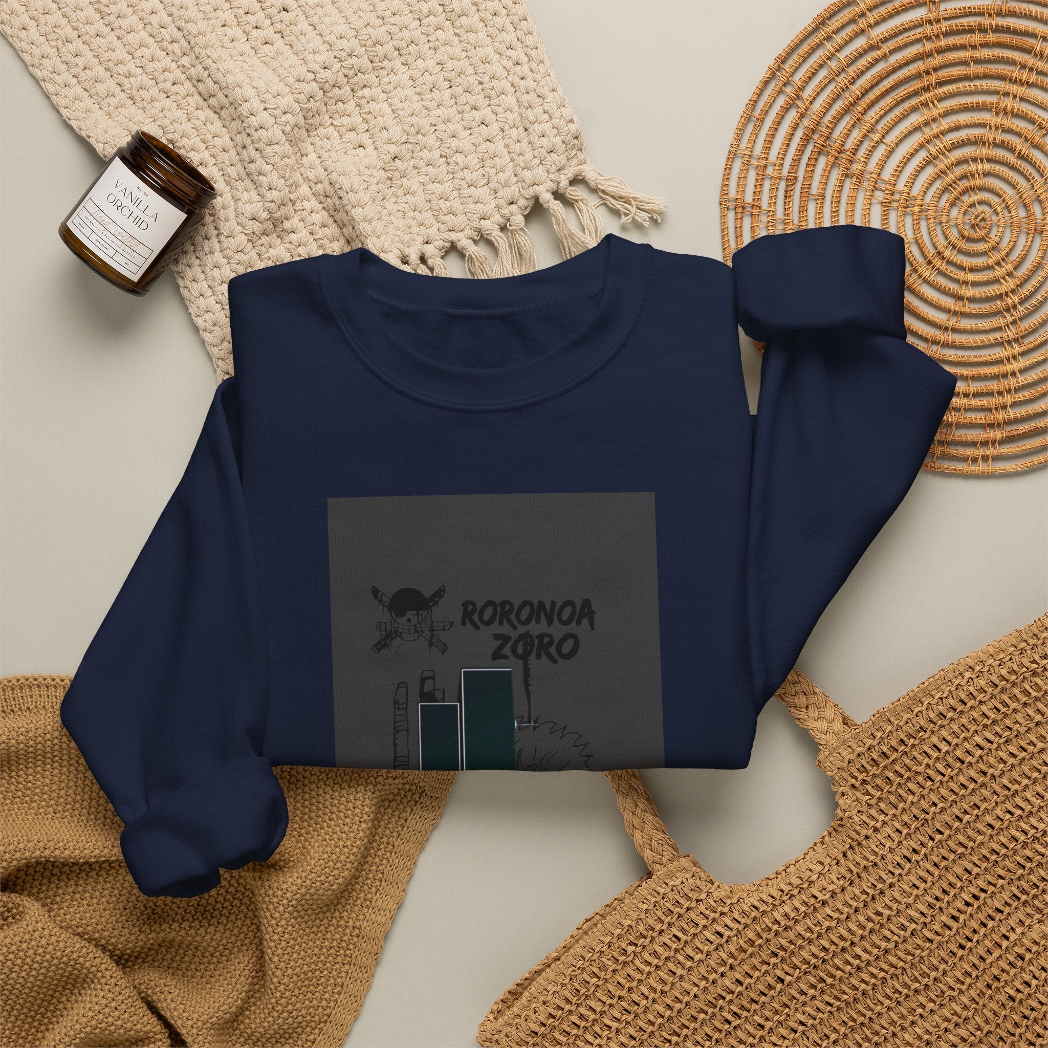 Crewneck Sweatshirt – 'Abandonado' Urban Graphic Pullover