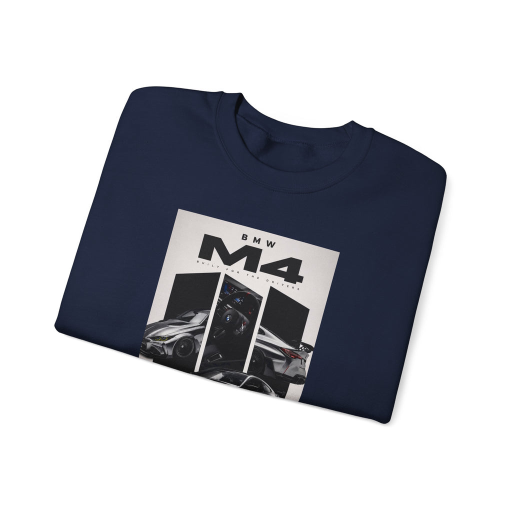 BMW M4 Graphic Sweatshirt — Automotive Racing Crewneck